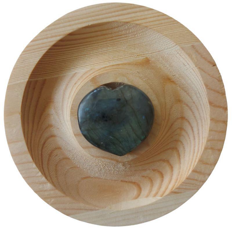 Coeur en Labradorite - Pierres Naturelles (Qualité A) - Litho Natura
