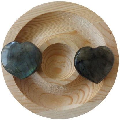 Coeur en Labradorite - Pierres Naturelles (Qualité A) - Litho Natura