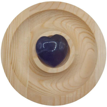 Cœur en Pierre Naturelle - Améthyste (Qualité A) - Litho Natura