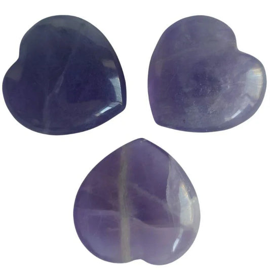 Cœur en Pierre Naturelle - Améthyste (Qualité A) - Litho Natura