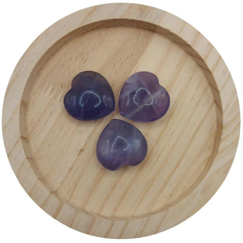 Cœur en Pierre Naturelle - Améthyste (Qualité A) - Litho Natura