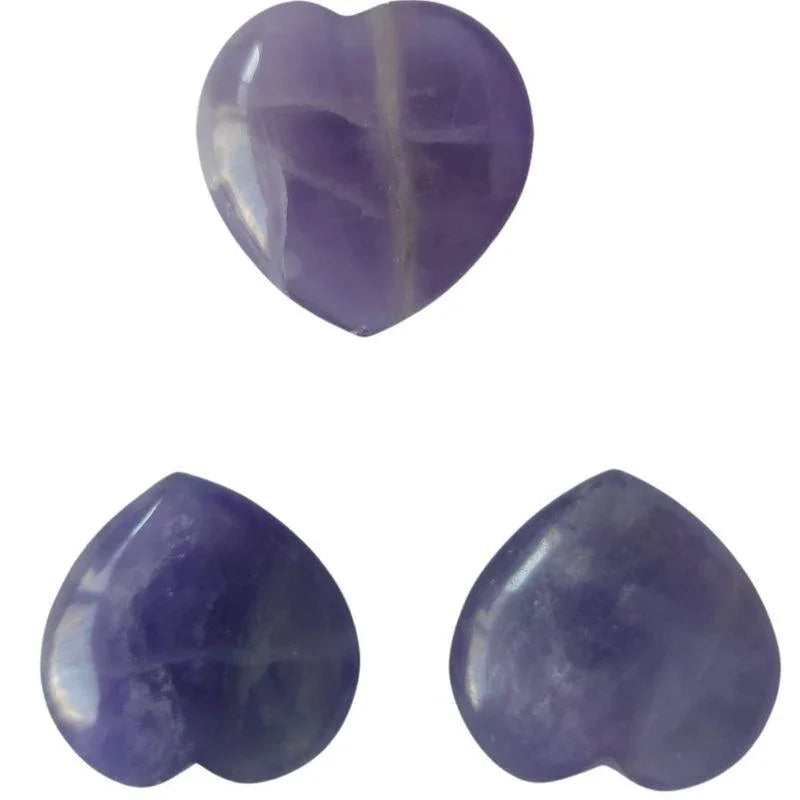 Cœur en Pierre Naturelle - Améthyste (Qualité A) - Litho Natura