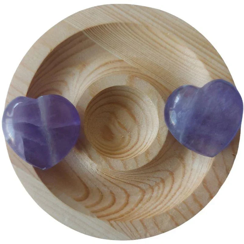 Cœur en Pierre Naturelle - Améthyste (Qualité A) - Litho Natura