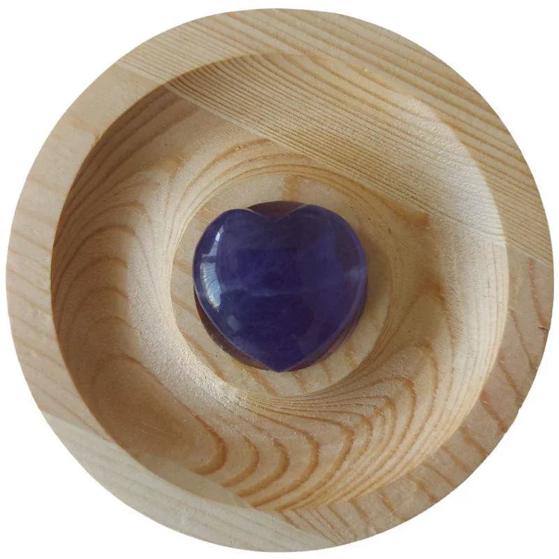 Cœur en Pierre Naturelle - Améthyste (Qualité A) - Litho Natura