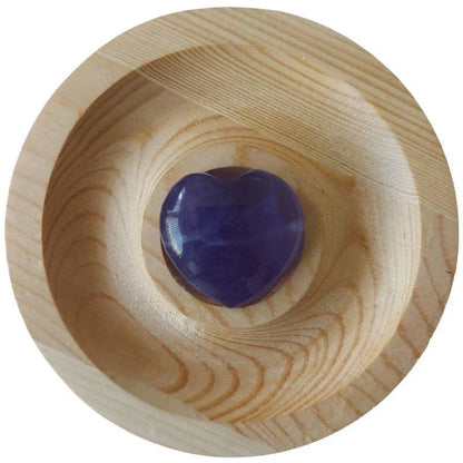 Cœur en Pierre Naturelle - Améthyste (Qualité A) - Litho Natura