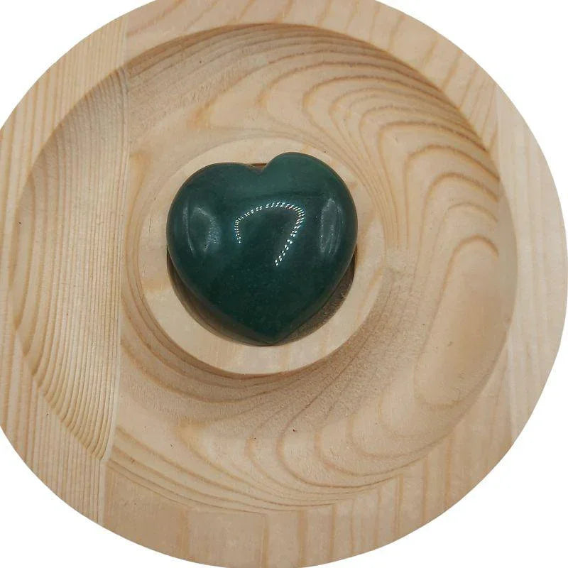Coeur en pierre naturelle - Aventurine Verte (Qualité A) - Litho Natura