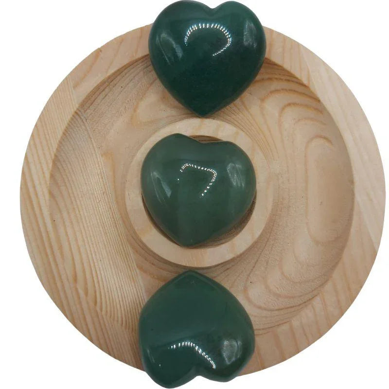 Coeur en pierre naturelle - Aventurine Verte (Qualité A) - Litho Natura