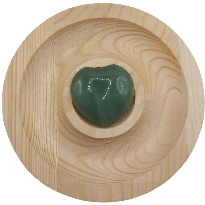 Coeur en pierre naturelle - Aventurine Verte (Qualité A) - Litho Natura