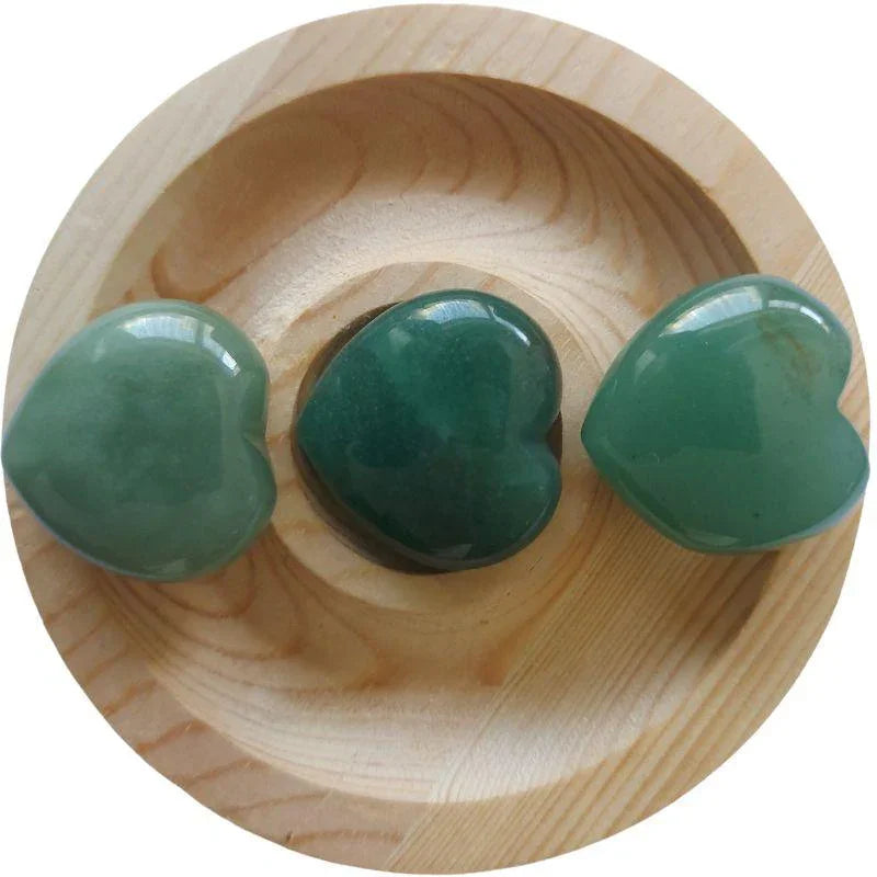 Coeur en pierre naturelle - Aventurine Verte (Qualité A) - Litho Natura
