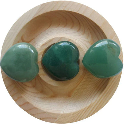 Coeur en pierre naturelle - Aventurine Verte (Qualité A) - Litho Natura