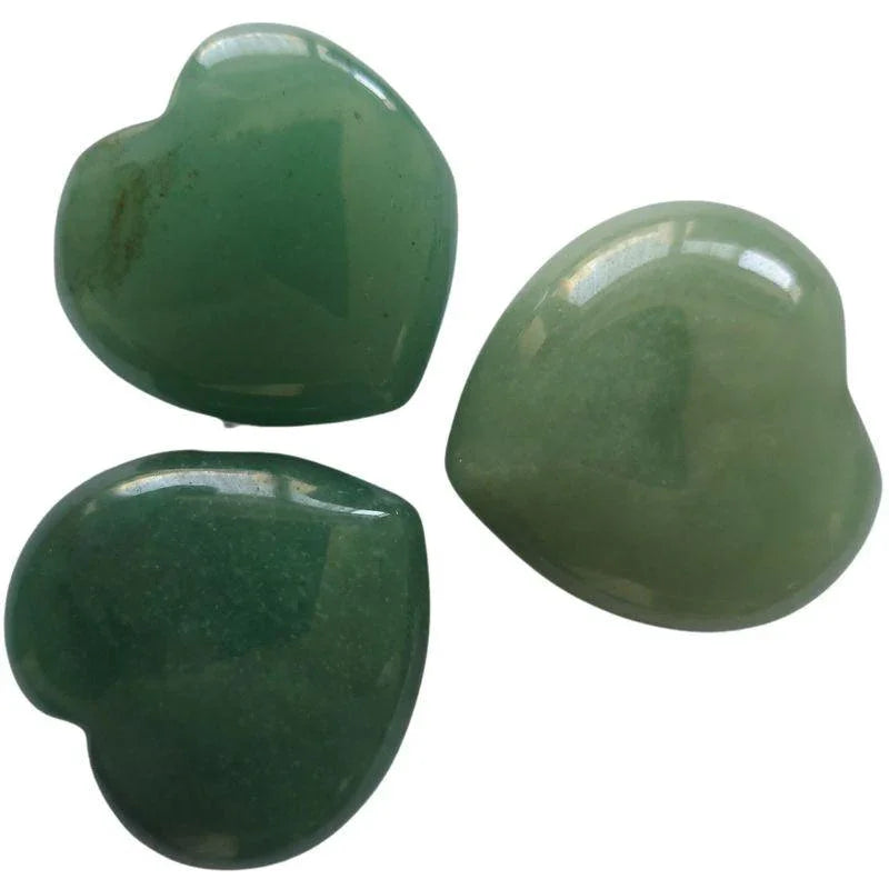 Coeur en pierre naturelle - Aventurine Verte (Qualité A) - Litho Natura