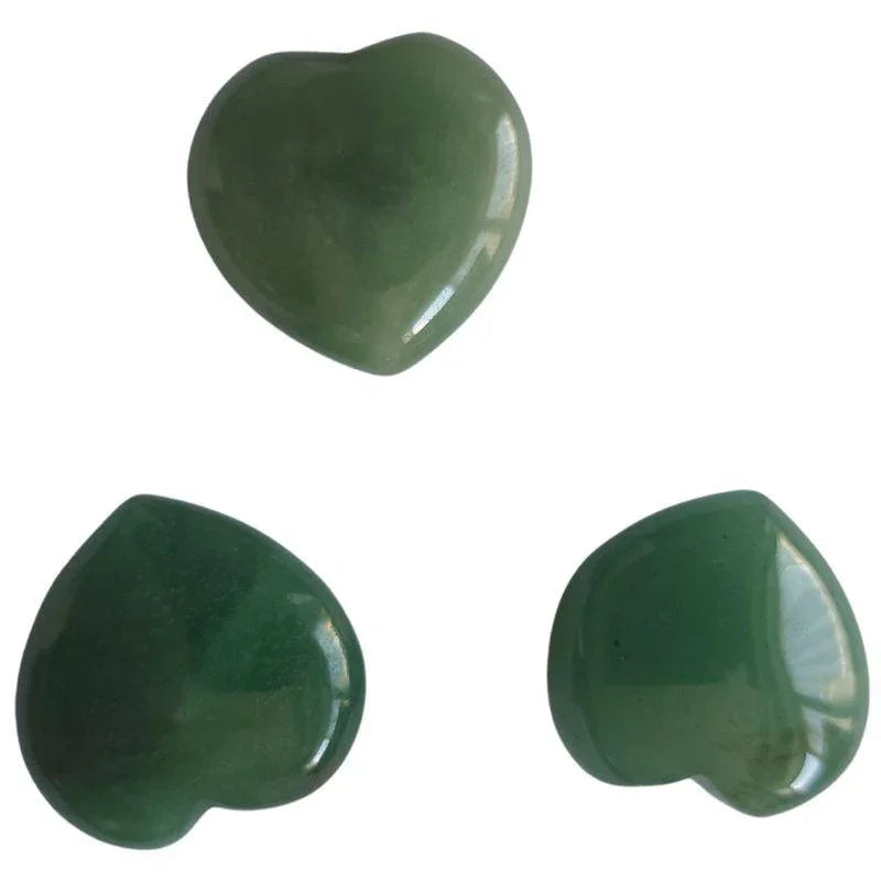 Coeur en pierre naturelle - Aventurine Verte (Qualité A) - Litho Natura