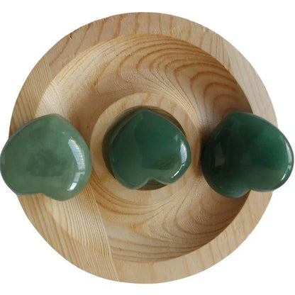 Coeur en pierre naturelle - Aventurine Verte (Qualité A) - Litho Natura