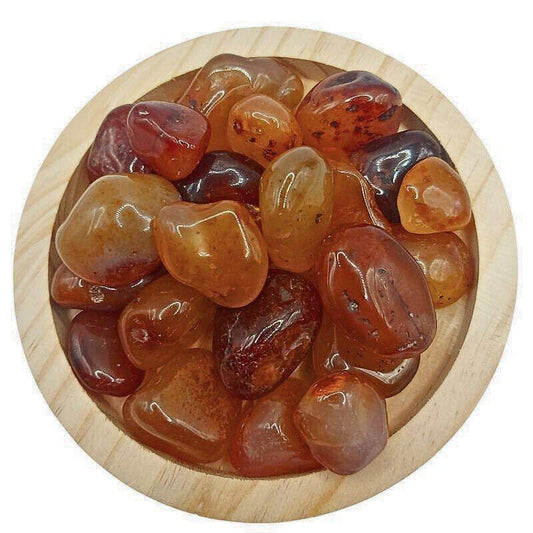 Pierres Naturelles Roulées Cornaline - Qualité A - Litho Natura