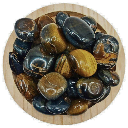 Pierres Naturelles Roulées Oeil de Tigre - Qualité A - Litho Natura