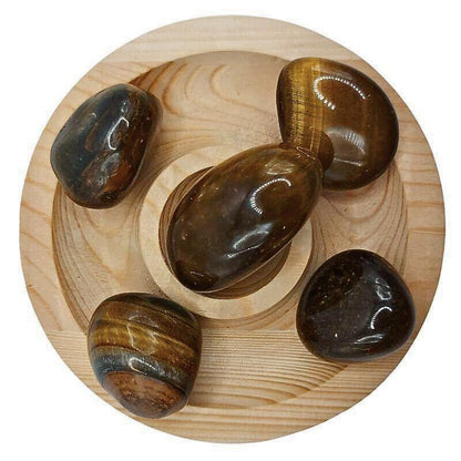 Pierres Naturelles Roulées Oeil de Tigre - Qualité A - Litho Natura