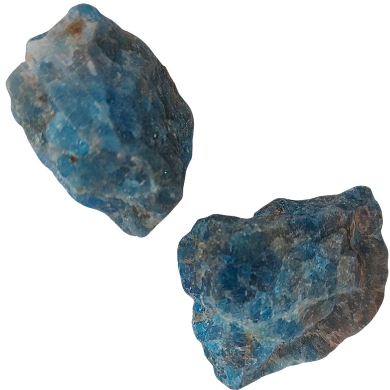 Pierres Naturelles Brutes Apatite Bleue - Qualité A - Litho Natura