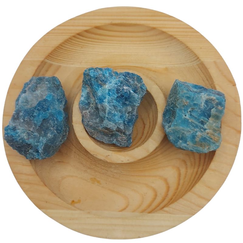 Pierres Naturelles Brutes Apatite Bleue - Qualité A - Litho Natura