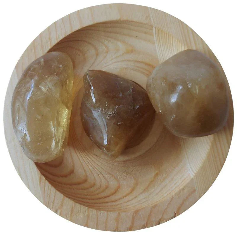 Pierres Naturelles Polie Citrine – Qualité A - Litho Natura