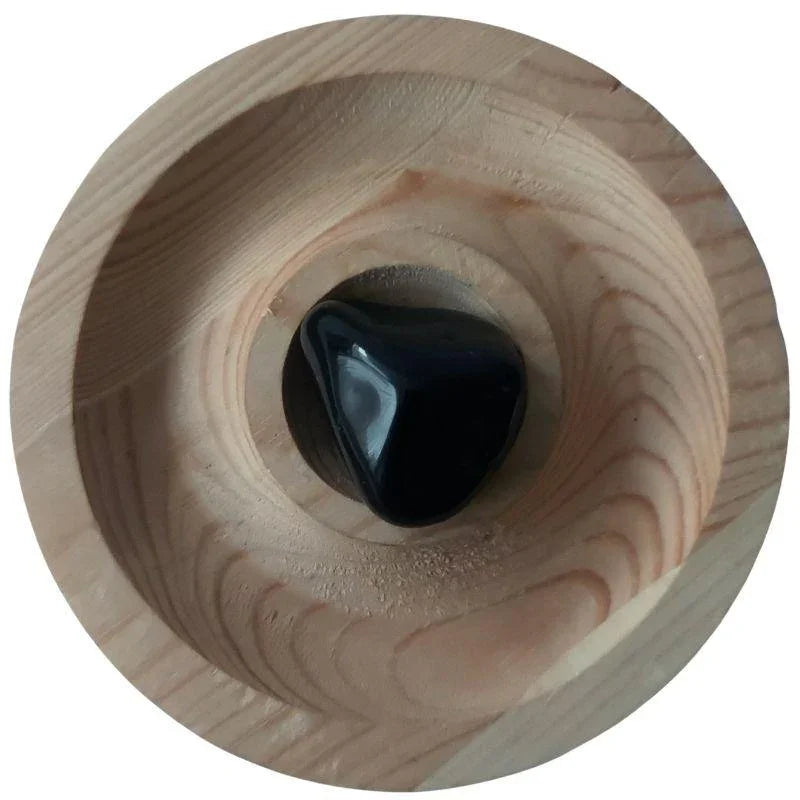 Pierres Naturelles Polies Onyx Noir - Litho Natura