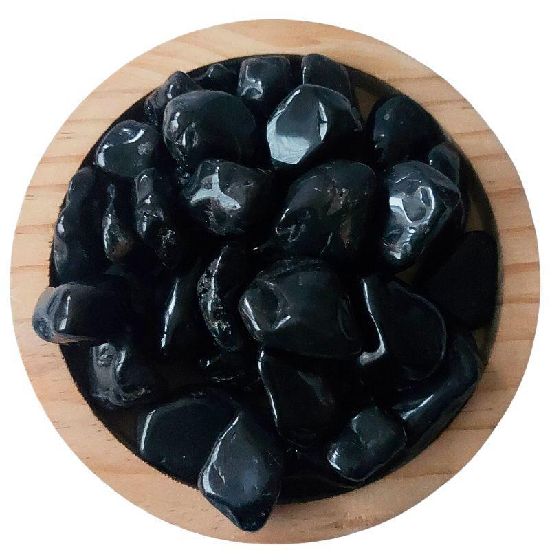 Pierres Naturelles Polies Onyx Noir - Litho Natura