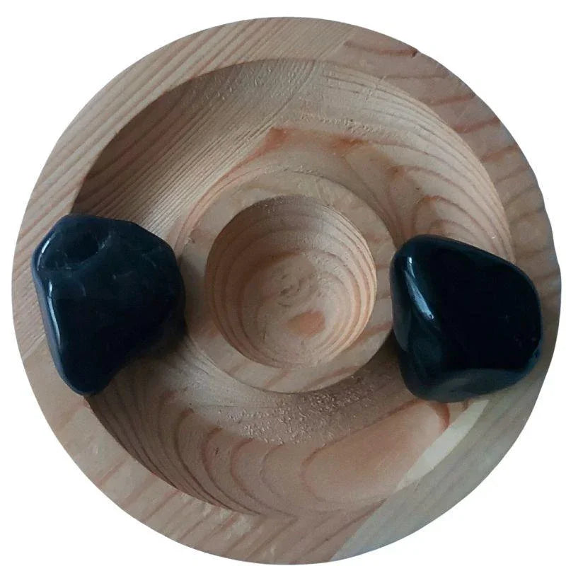 Pierres Naturelles Polies Onyx Noir - Litho Natura