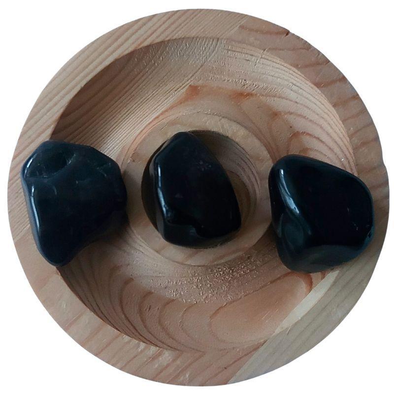 Pierres Naturelles Polies Onyx Noir - Litho Natura