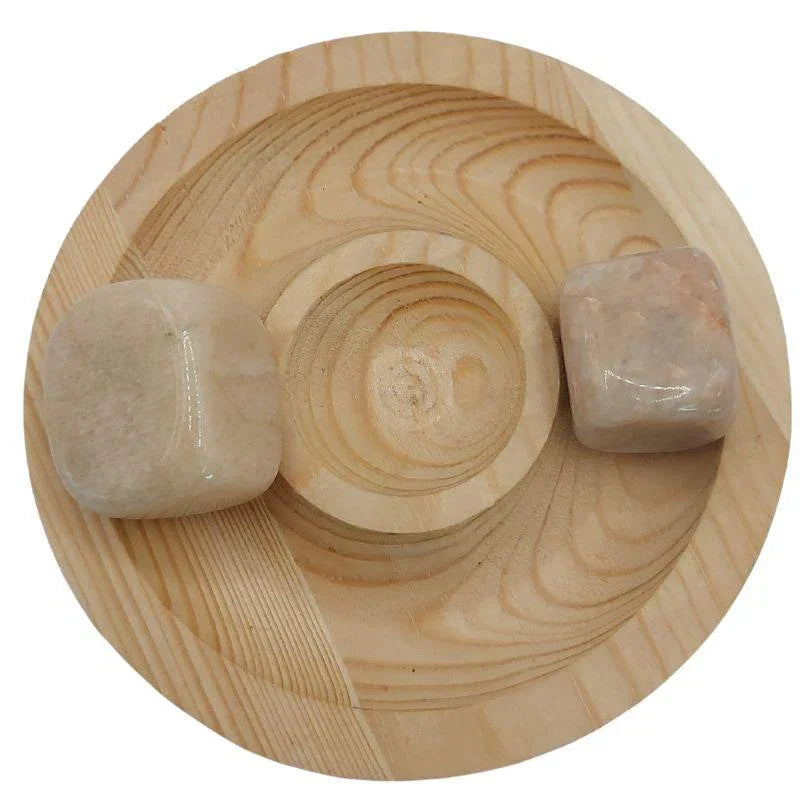 Pierres Naturelles Polies Pierre de Lune - Qualité A - Litho Natura