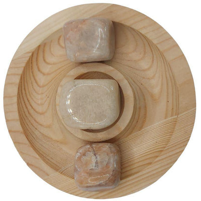 Pierres Naturelles Polies Pierre de Lune - Qualité A - Litho Natura