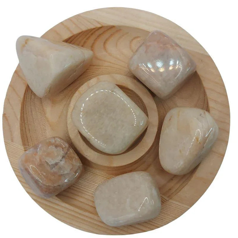 Pierres Naturelles Polies Pierre de Lune - Qualité A - Litho Natura