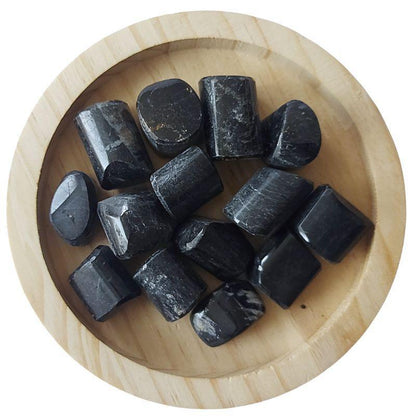Pierres Naturelles Polies Tourmaline Noire - Qualité A - Litho Natura