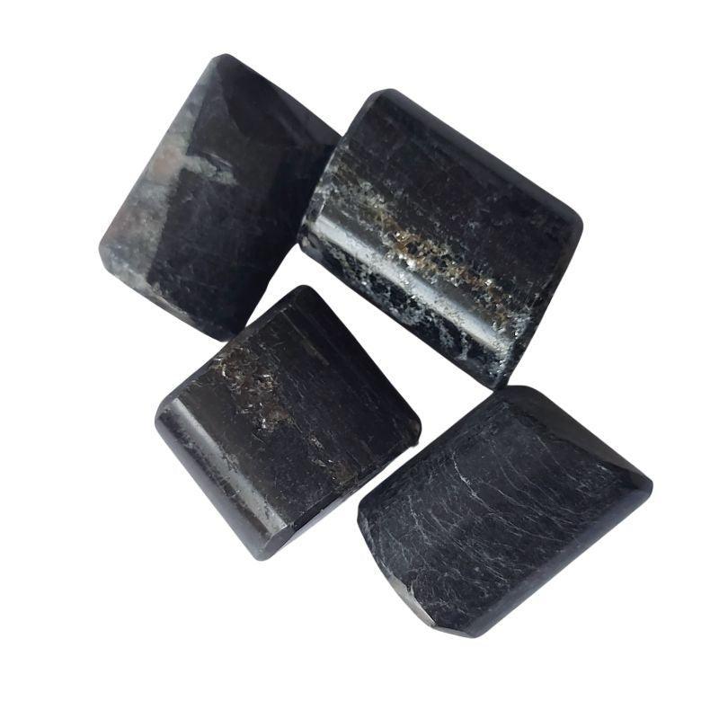 Pierres Naturelles Polies Tourmaline Noire - Qualité A - Litho Natura