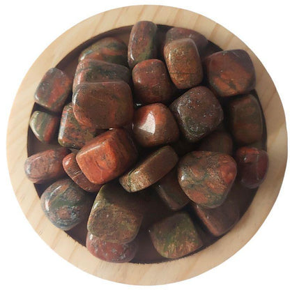 Pierres Naturelles Polies Unakite - Qualité AA - Litho Natura