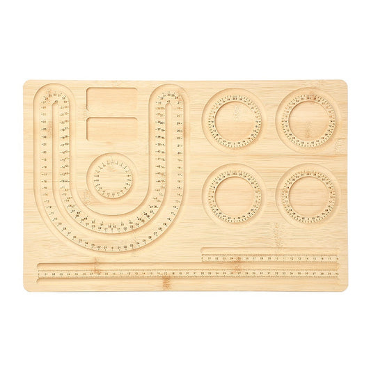 Planches de conception de bracelet en bois rectangle