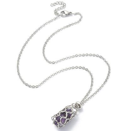 Porte-Pierre -Pendentif en Acier pour Pierres Ajustables - Litho Natura