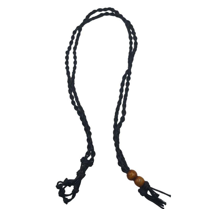 Porte-Pierre - Pendentif en Coton pour Pierres Ajustables - Litho Natura