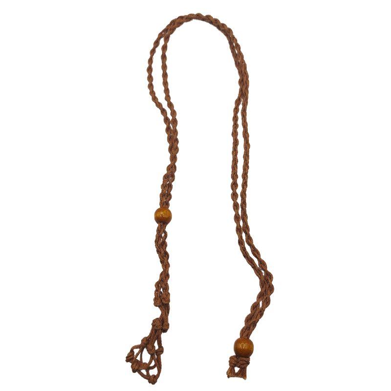 Porte-Pierre - Pendentif en Coton pour Pierres Ajustables - Litho Natura