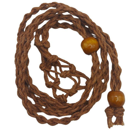 Porte-Pierre - Pendentif en Coton pour Pierres Ajustables - Litho Natura