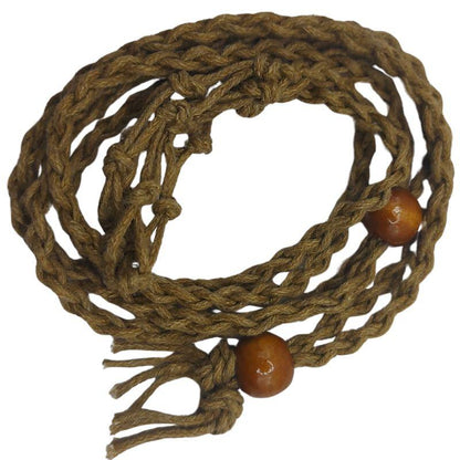 Porte-Pierre - Pendentif en Coton pour Pierres Ajustables - Litho Natura