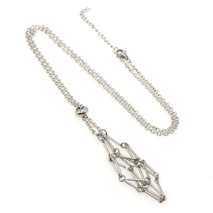 Porte-Pierre -Pendentif en Métal pour Pierres Ajustables - Litho Natura