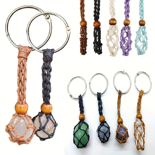 Porte-clés Tressé en Coton - Litho Natura