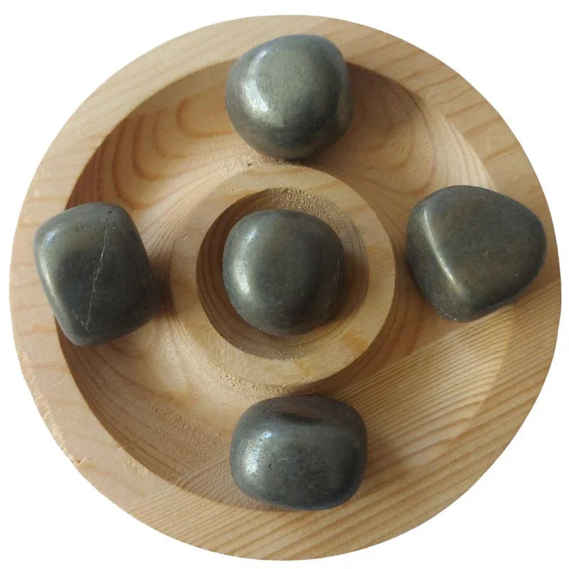 Pierres Naturelles Roulées Pyrite - Qualité A - Litho Natura