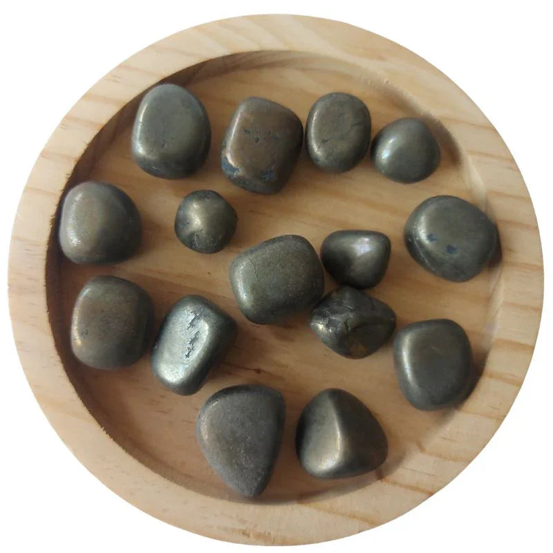 Pierres Naturelles Roulées Pyrite - Qualité A - Litho Natura