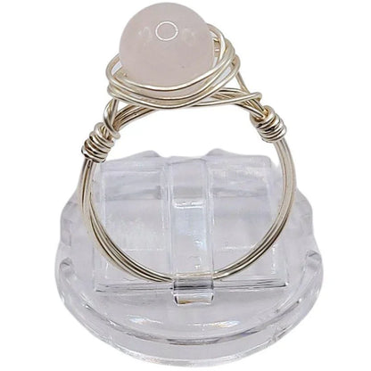 Bague en Pierre Naturelle - Quartz Rose - Litho Natura