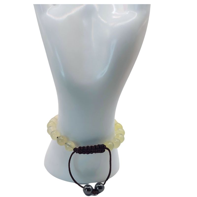 Shamballa Serpentine - Bracelet Simple Rang Ajustable - Litho Natura