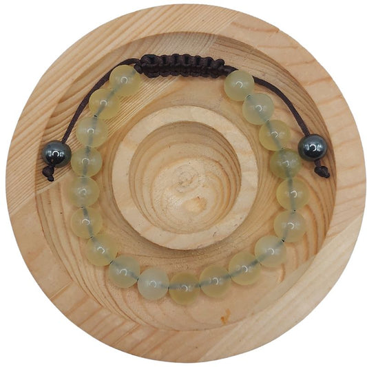 Shamballa Serpentine - Bracelet Simple Rang Ajustable - Litho Natura