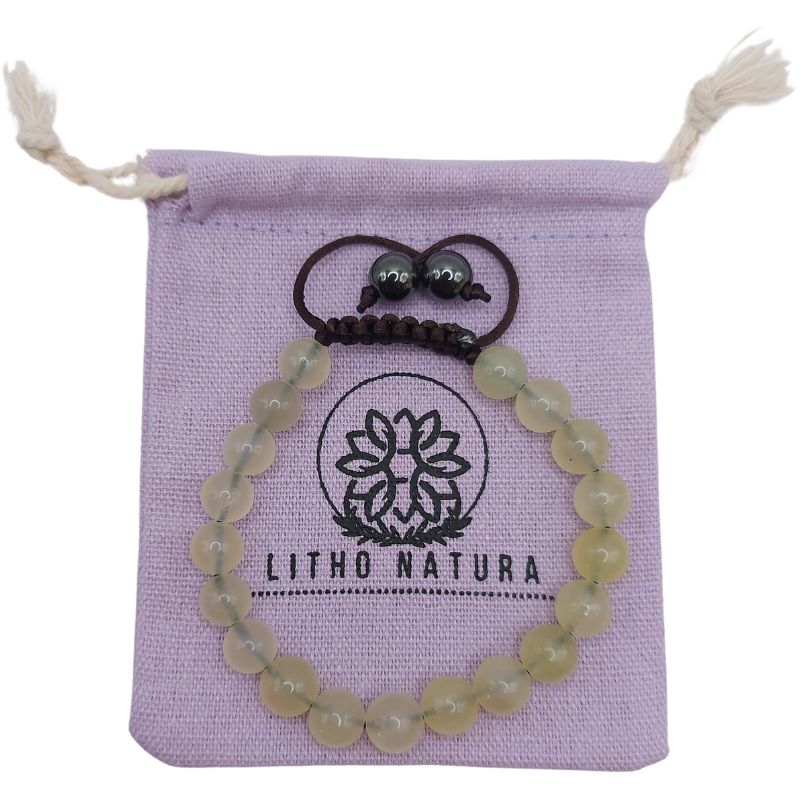 Shamballa Serpentine - Bracelet Simple Rang Ajustable - Litho Natura