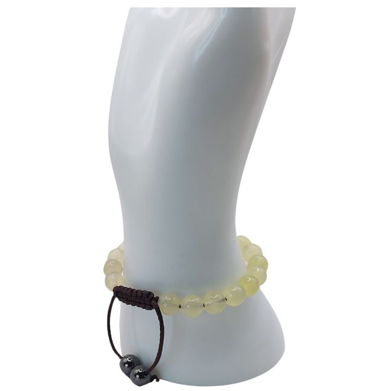 Shamballa Serpentine - Bracelet Simple Rang Ajustable - Litho Natura