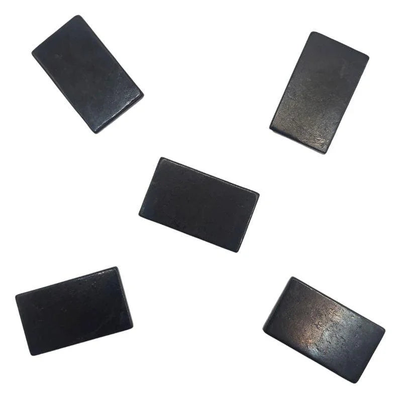 Shungite Rectangulaire Adhésive pour Smartphone - Protection Énergétique - Litho Natura