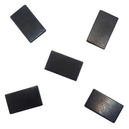 Shungite Rectangulaire Adhésive pour Smartphone - Protection Énergétique - Litho Natura